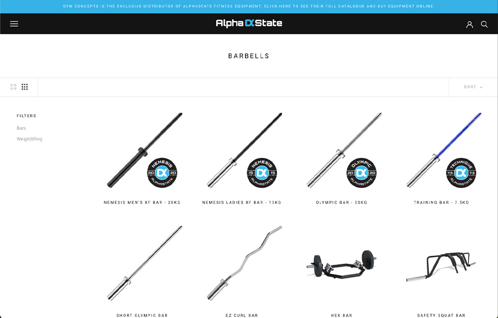 AlphaState Ecommerce Site AlphaState Ecommerce Site