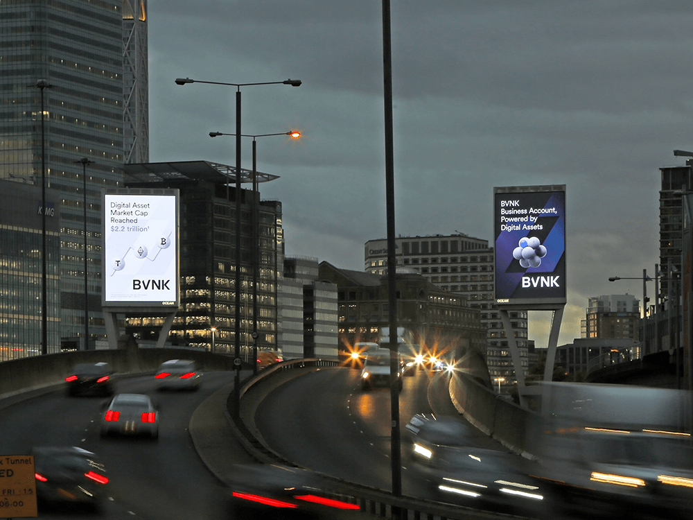 BVNK Billboard BVNK Billboard