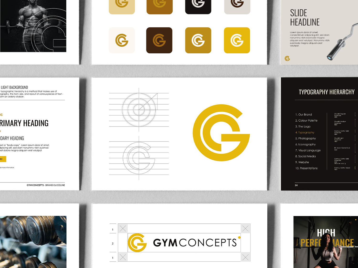 Gym Concepts Brand Guidlines Gym Concepts Brand Guidlines