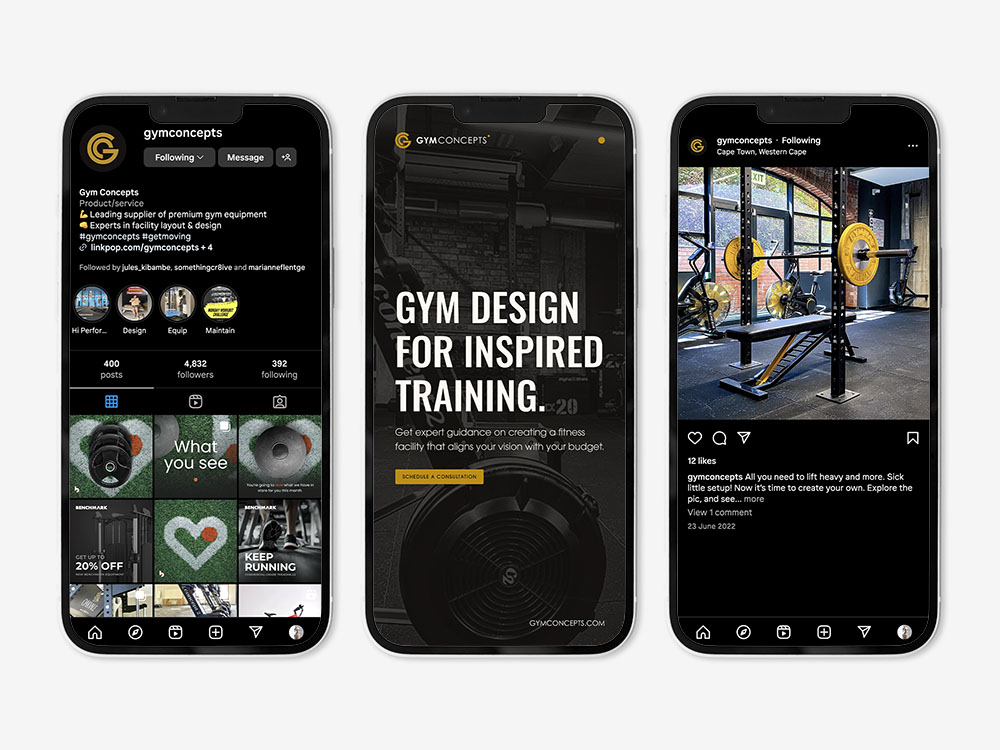 Gym Concepts Social Media Social Media
